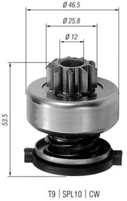 Pinion, starter